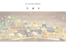 Tablet Screenshot of oclocalhoney.com